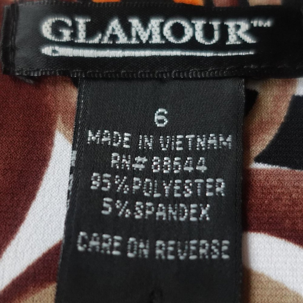 Glamour V-Neck Sleeveless Dress Size 6 - Picture 2 of 9